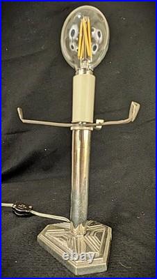 French 1930's Art Deco Table Lamp by Muller Freres