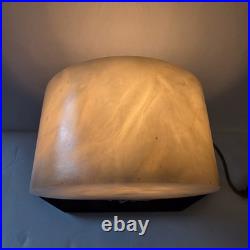 French Art Deco Dual Pierrot Acrobats Table Lamp with Alabaster Globe 1920s-30s