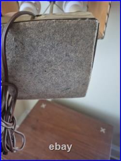 French Art Deco Lamp Includes Shade Yellow Vintage