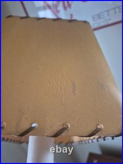 French Art Deco Lamp Includes Shade Yellow Vintage