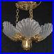 French_Art_Deco_Nouveau_Shell_Frosted_Glass_Slip_Shade_Chandelier_Lalique_Style_01_xl