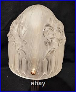 French Art Deco Table Lamp Signed Gilles