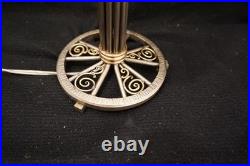 French Art Deco Table Lamp Signed Gilles