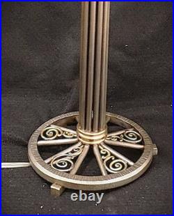 French Art Deco Table Lamp Signed Gilles