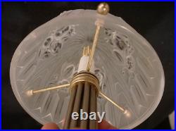 French Art Deco Table Lamp Signed Gilles