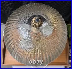 French Art Deco Tulip Table Lamp. Vintage Art Nouveau Table Lamp Works Great