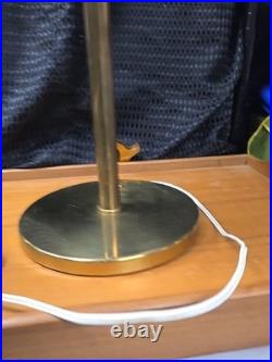 French Art Deco Tulip Table Lamp. Vintage Art Nouveau Table Lamp Works Great