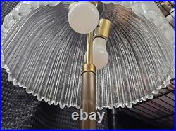 French Art Deco Tulip Table Lamp. Vintage Art Nouveau Table Lamp Works Great