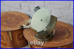 French art deco MEtal putti angel table lamp