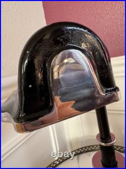 Genuine 1930s Machine Age / Art Deco Chrome And Lacquered Paint Desk Lamp