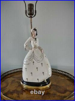 Genuine Antique Austrian Goldscheider Lorenzl Style Porcelain Art Deco lamp