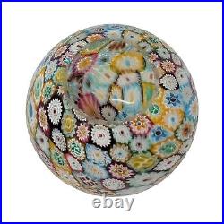 Gerdago Pixie Harlequin Figural Lamp Millefiori Art Deco Glass Italy Globe Shade