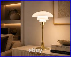 Gold Art Deco Table Lamp Bauhaus Modern Luxury Ambient Lighting