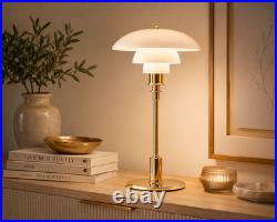 Gold Art Deco Table Lamp Bauhaus Modern Luxury Ambient Lighting