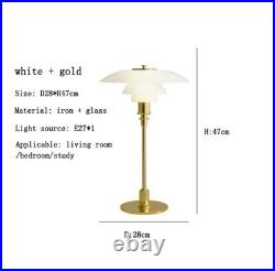 Gold Art Deco Table Lamp Bauhaus Modern Luxury Ambient Lighting