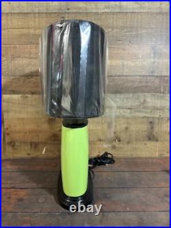 Gorgeous 21 Tall Art Deco Green Porcelain Table lamp Light