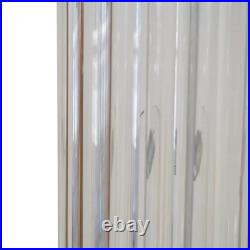 Grand Modern Art Deco Brass & Glass Rod Floor Lamps Timeless Elegance Lot