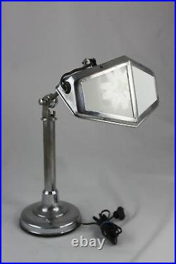 Große ART DECO PIROUETT Tischlampe Nizza Lampe Schreibtischlampe