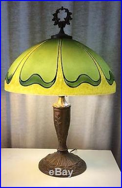 Handel style Pittsburgh art glass lamp shade only