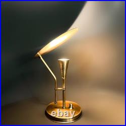 Handmade Brass Cone Shade Table Lamp Adjustable Art Deco Desk Christmas Gift