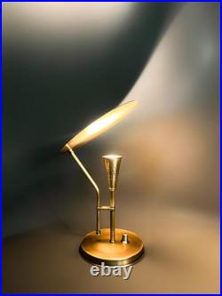 Handmade Brass Cone Shade Table Lamp Adjustable Art Deco Desk Christmas Gift