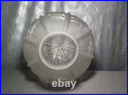 Huge art deco glass globe 1920 1930 for lamp chandelier sconce in excellent condition