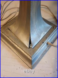 Interior Design Antique Bankers Lamp Art Deco Desk Study Decor Vintage