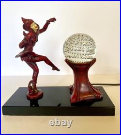 JB Hirsch/GERDAGO/Art Deco/Harlequin/PIXIE/MURANO Bullicante Globe Lamp