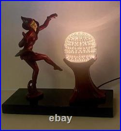 JB Hirsch/GERDAGO/Art Deco/Harlequin/PIXIE/MURANO Bullicante Globe Lamp