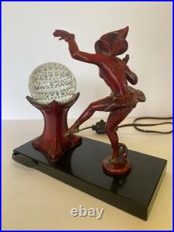 JB Hirsch/GERDAGO/Art Deco/Harlequin/PIXIE/MURANO Bullicante Globe Lamp
