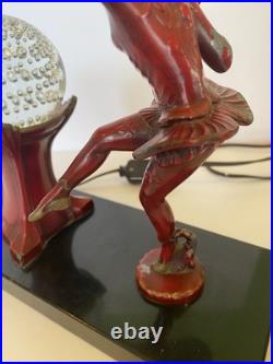 JB Hirsch/GERDAGO/Art Deco/Harlequin/PIXIE/MURANO Bullicante Globe Lamp