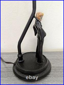 J. B. HIRSCH GERDAGO Art Deco Lamp Lady Bronze Working