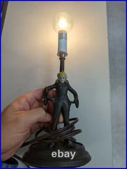J. B. HIRSCH GERDAGO Art Deco Lamp Lady Bronze Working
