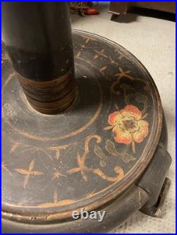 Japanese Lacquer Floor Lamp Japan Art Deco New 19th Century Napoleon III Lamp