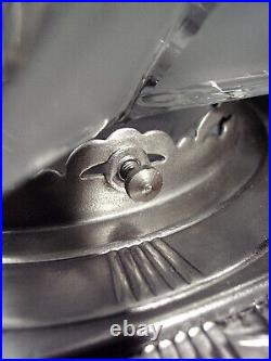 Jean Balthazard Art Deco Nickel Brass And Spike Globe 1930 Watch