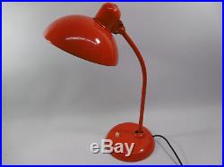 Kaiser Idell 6556 Schreibtischlampe Orange Arbeitslampe Art Deco Bauhaus