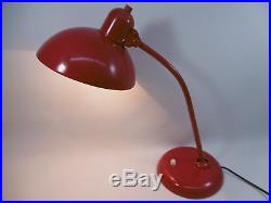 Kaiser Idell 6556 Schreibtischlampe Rot Arbeitslampe Art Deco Bauhaus