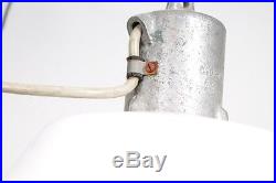 Kleine alte Emaillampe Art Deco Fabriklampe Werkstattlampe Lampe Bauhaus Stil