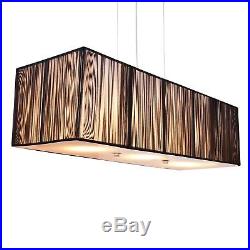 Kunstvolle Art Deco Hängeleuchte EXTENSO 80cm schwarz Designobjekt Lampe Lampen