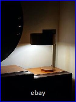 Kurt Versen Machine Age Art Deco Modern Copper Desk Table Lamp Vtg Mcm Nessen
