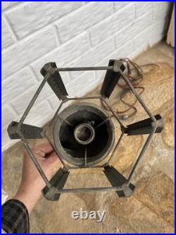 LOOK/READ! Antique Art Deco 1920s Joan Of Arc Table Lamp For Restoration