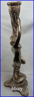 Lamp Base The Sirens Light Art Deco Vintage Table Nude Woman Boudoir Vintage