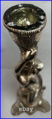 Lamp Base The Sirens Light Art Deco Vintage Table Nude Woman Boudoir Vintage