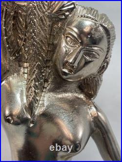 Lamp Base The Sirens Light Art Deco Vintage Table Nude Woman Boudoir Vintage