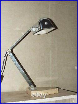 Lamp desk art deco luxury pirouette marble light banker Bauhaus library vintage
