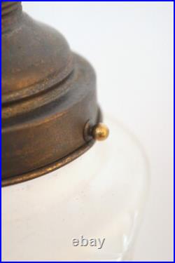 Large Art Deco Table Lamp SERPENT Charles Ranc Brass Lamp 1920