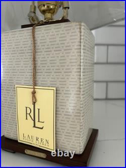 Lauren Ralph Lauren Table Desk Lamp Beige Square Art Deco