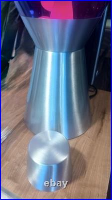 Lava Lamp Grande 27'' pink wax in purple liquid. Absolutely perfect condition