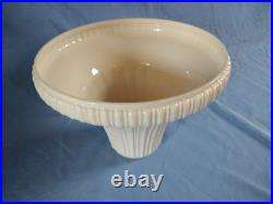 Lenox Vintage Art Deco Floor Lamp Torcheire Bone China Glass Shade