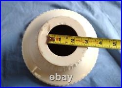 Lenox Vintage Art Deco Floor Lamp Torcheire Bone China Glass Shade